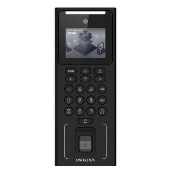 CONTROL DE ACCESO RECONOCIMIENTO FACIAL / LECTOR DE HUELLAS / LECTOR DE TARJETA M1 / PIN HIKVISION DS-K1T321MFWX 3029199