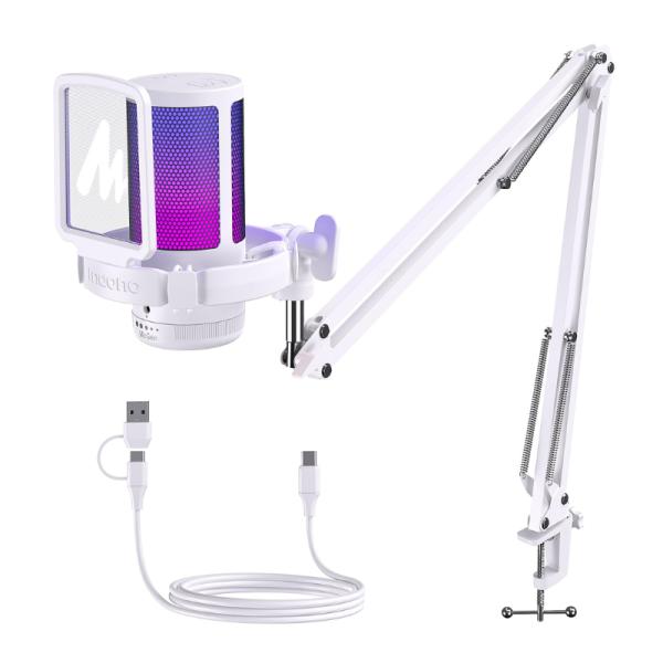 MICROFONO MAONO DGM20S WHITE
