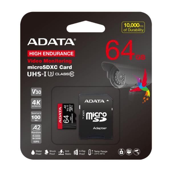 MEMORIA MICRO SD ADATA AUSDX64GUI3V30SHA2-RA1