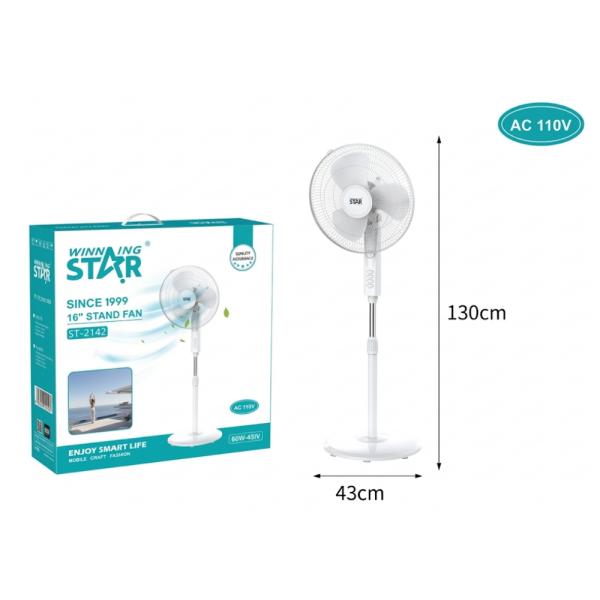ventilador WINNING STAR ST-2142 Blanco