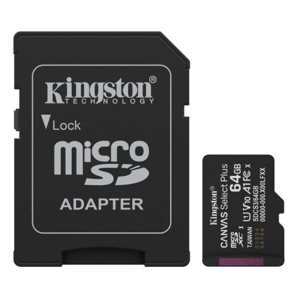 MICRO SD KINGSTON CANVAS SELECT PLUS
