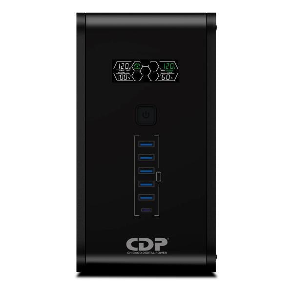 UPS CDP R-SMART1210 1200VA 720W UPS LINEA INTERACTIVA 120VAC AVR 10 TOMAS USB