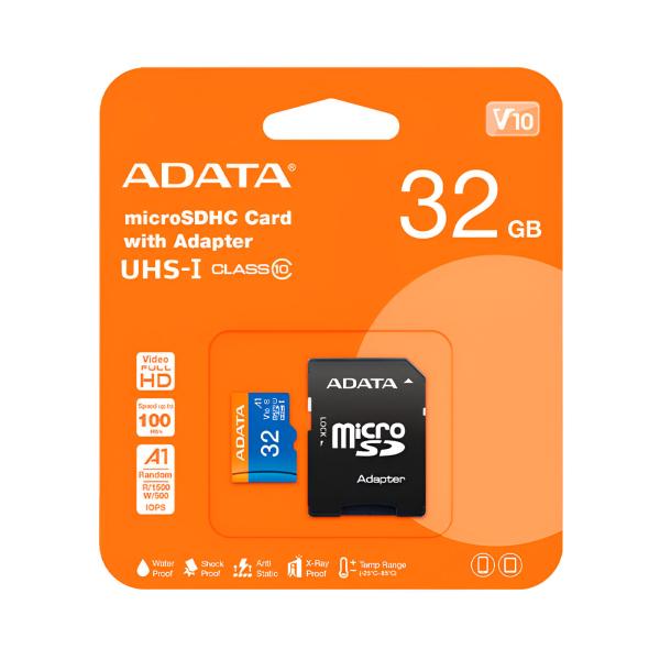 MEMORIA MICRO SD ADATA AUSDH32GUICL10A1-RA1